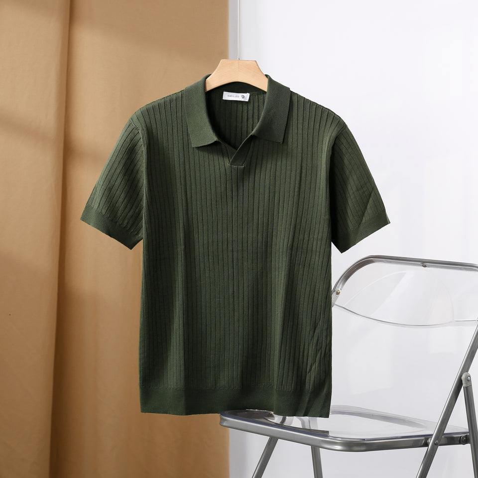 Italian Stripe Jacquard Sweater