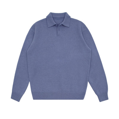 WOOLEN BUUTTON HALF ZIP