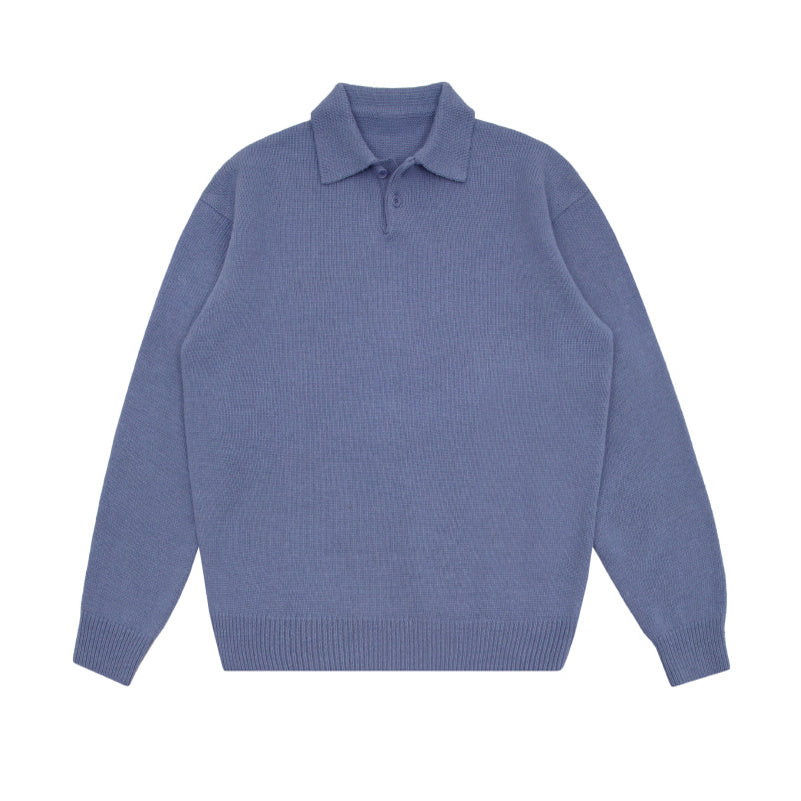 WOOLEN BUUTTON HALF ZIP