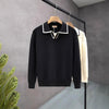 Polo Collar Sweater Men