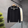 Polo Collar Sweater Men