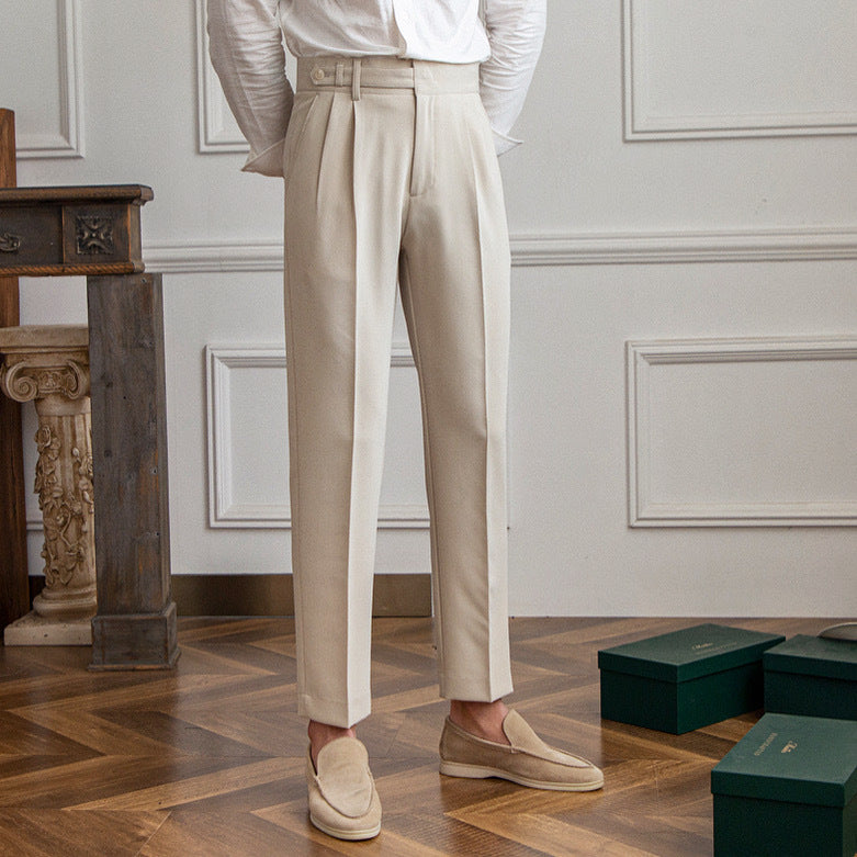 Retro Designer Niche Suit Pants