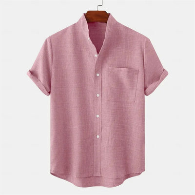 MANDARIAN MARK LINEN SHIRT