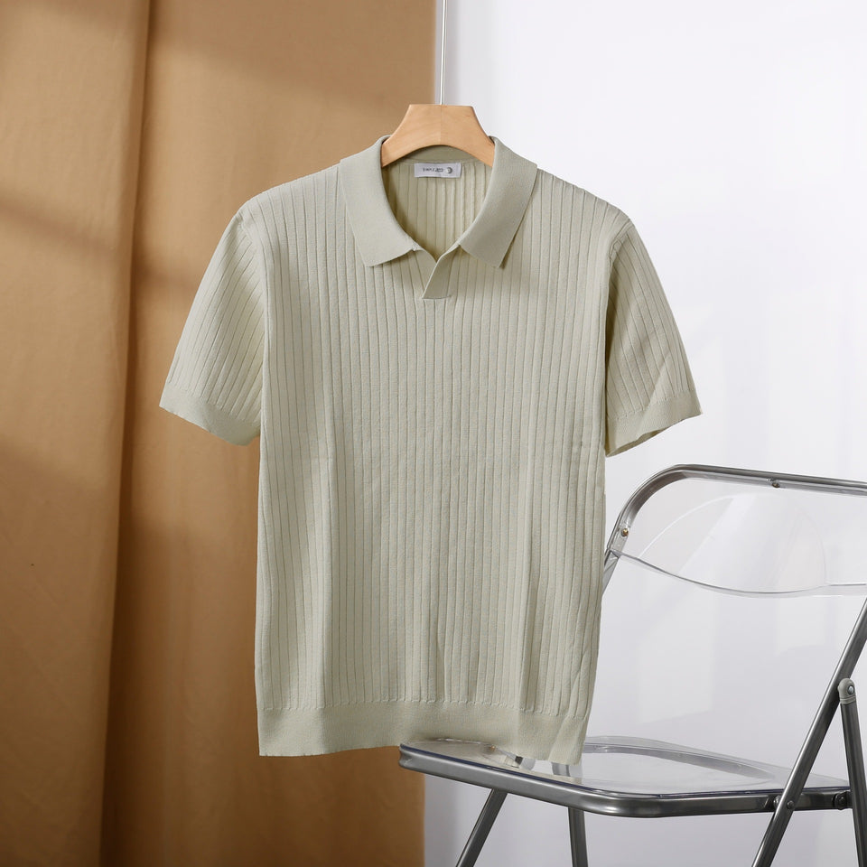 Italian Stripe Jacquard Sweater