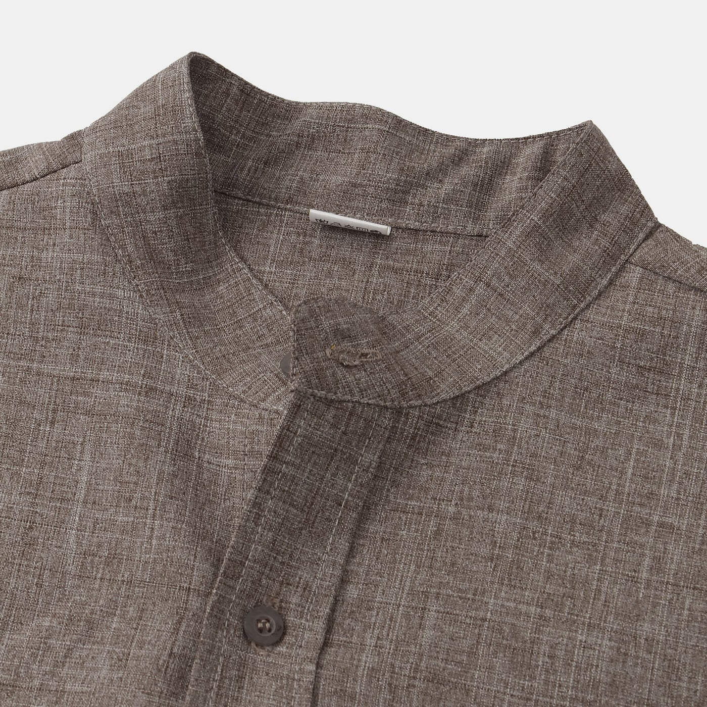 MANDARIAN MARK LINEN SHIRT