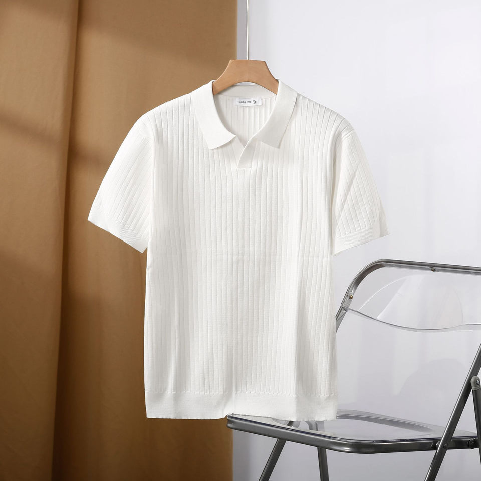 Italian Stripe Jacquard Sweater