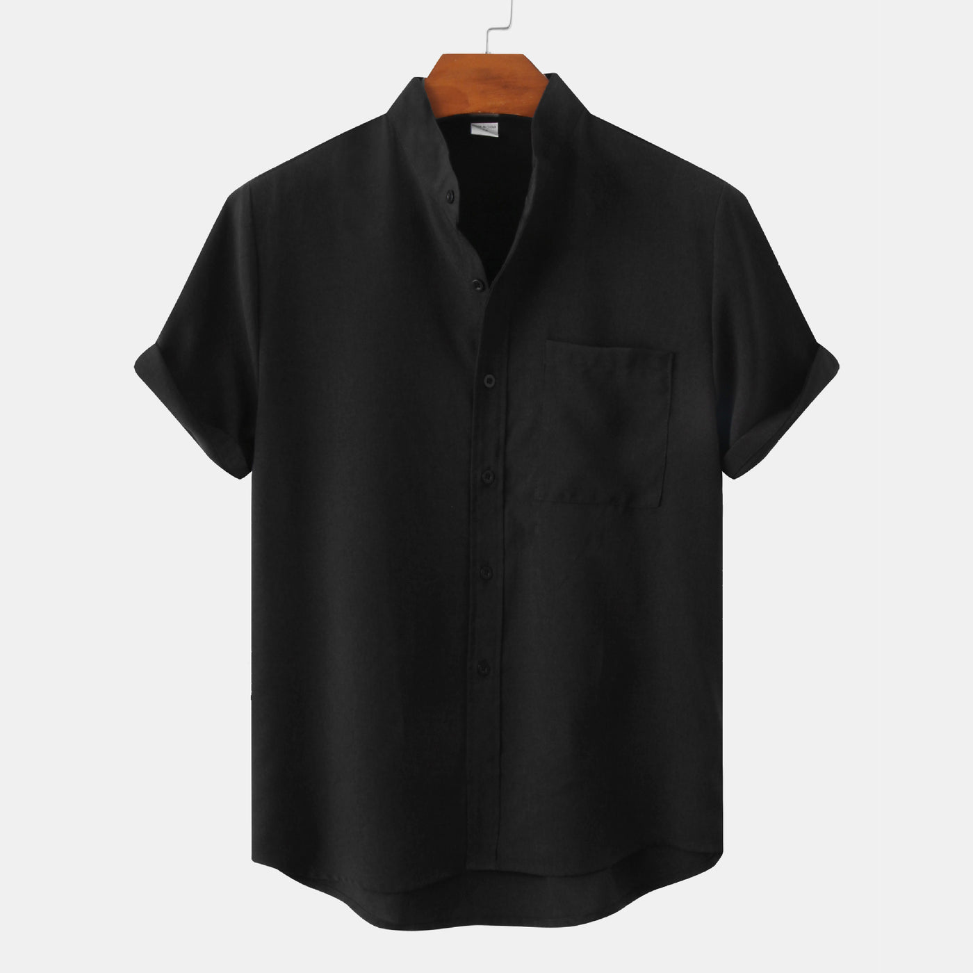 MANDARIAN MARK LINEN SHIRT