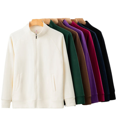 ZIPPER CHENILE COTTTON COAT
